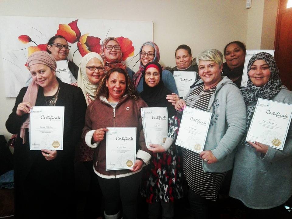 Basic Counselling Course graduates with their certificates