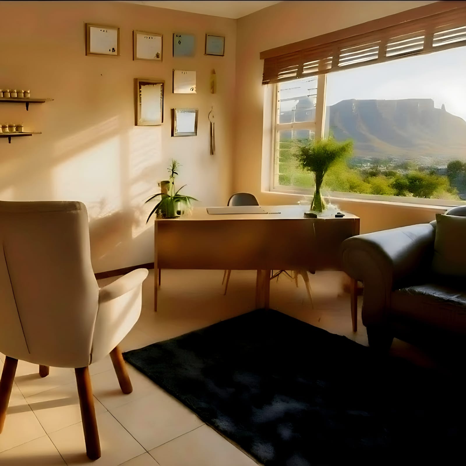 A calm, private consultation room